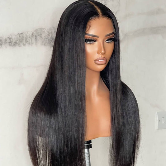 Straight Peruvian 4x4 Lace Front Wig: Ready2Wear - Glueless