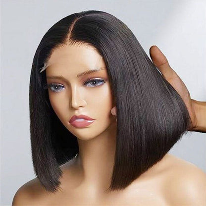 Straight Bob Peruvian 13x4 Lace Front Wig: Ready2Wear - Glueless